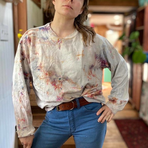 Ice tie dyed sweatshirt by Anna Joyce - Picture 1 of 4